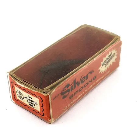 Atlantic Lures Silver Spoon, 7g, Negro Mate, Cucharilla de Pesca #18729