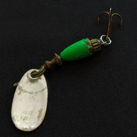 Blue Fox Super Vibrax 1, Plata/Verde, 4g, Cucharilla #18815