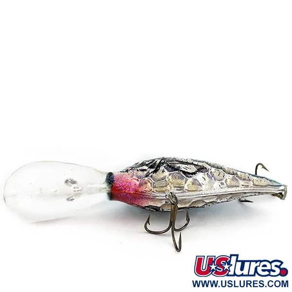 Renosky Deep Dive Honeycomb Rattl shad, plata/azul, 12g, Shad de profundidad #21806