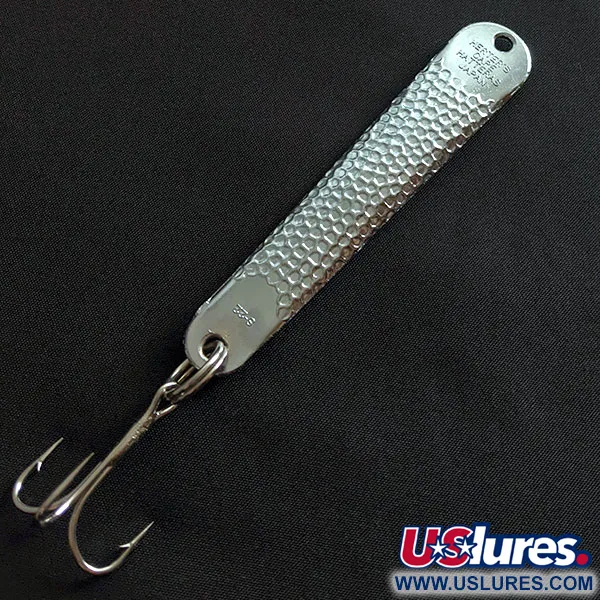 Herter's Cape Hatteras Japan S2, 42g Plateada Martillada, Cuchara de Casting #19496