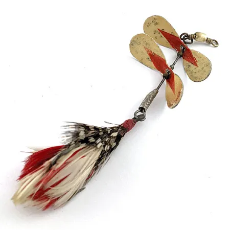 Pflueger Tandem, 10g níquel y rojo, Cucharilla #19559