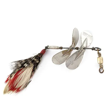 Pflueger Tandem, 10g níquel y rojo, Cucharilla #19559