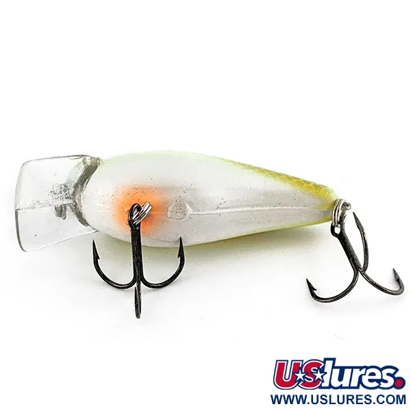 Strike King KVD 1.5, 12g Chartreuse Sexy Shad, Crankbait Silencioso #19971