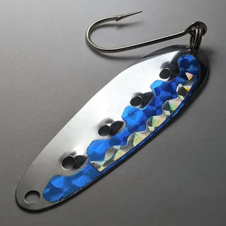 Heddon Sounder, 5.5g níquel/azul, cucharilla de curricán #19981