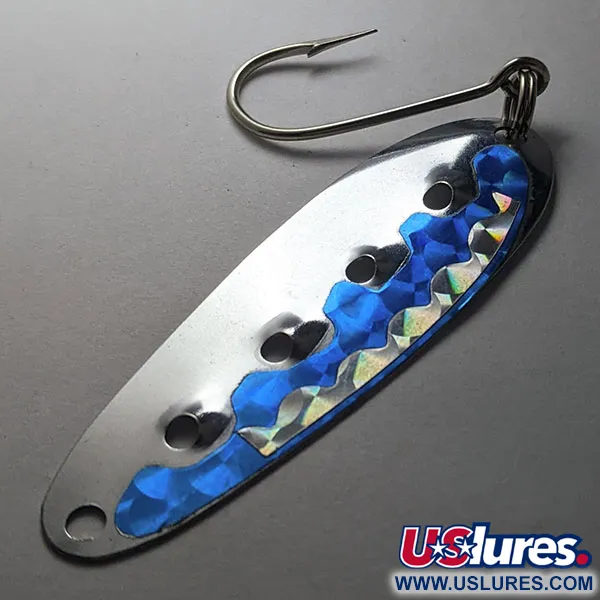 Heddon Sounder, 5.5g níquel/azul, cucharilla de curricán #19981