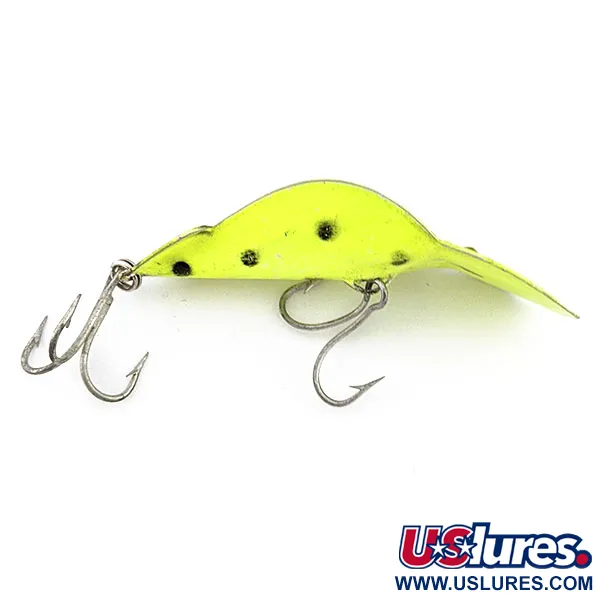 Buck Perry Spoonplug, 10g Amarillo/Negro, Cuchara de Pesca #20001
