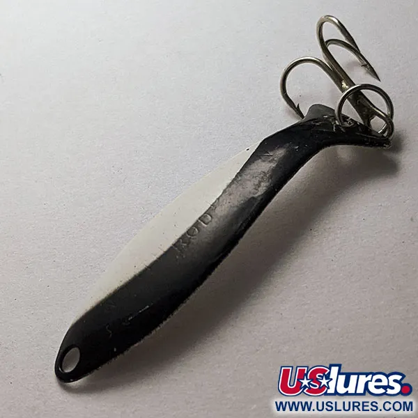 Worth Fly Rod Demon, 1.5g, negro/blanco/níquel, Cucharilla #22169