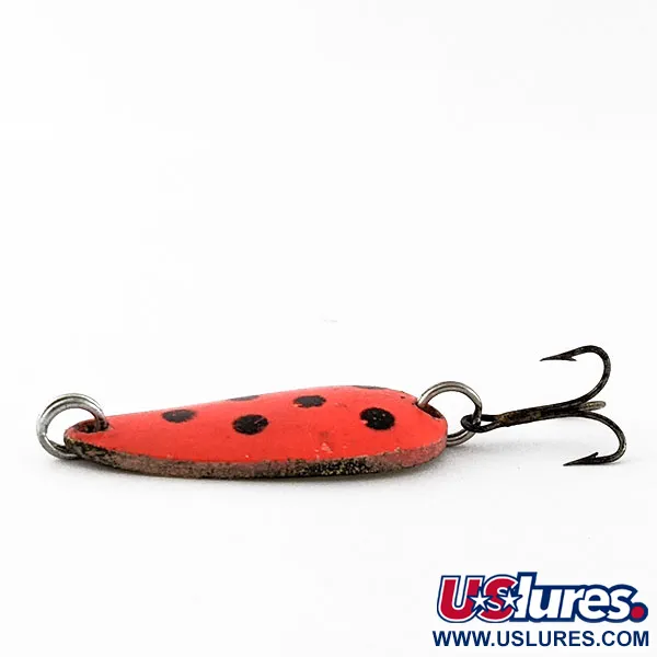 Luhr Jensen Rocket 88 UV, Latón/Negro/Rojo UV, 9g, Cucharilla #20095