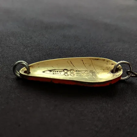 Luhr Jensen Rocket 88 UV, Latón/Negro/Rojo UV, 9g, Cucharilla #20095