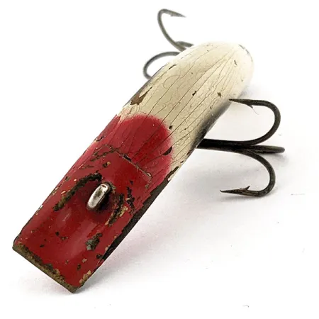 Kautzky Lazy Ike 3, 9g, Señuelo de Madera, Crema y Rojo #20123