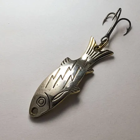 Atlantic Lures Golden Wobble-Fish, 7g Oro/Níquel, Cucharilla #20128