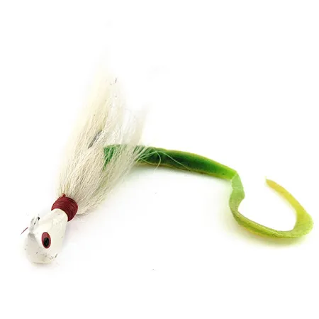 Arkie Lures Ocean Logic Bucktail Striper Jig, 1oz Perla, Jig #20139
