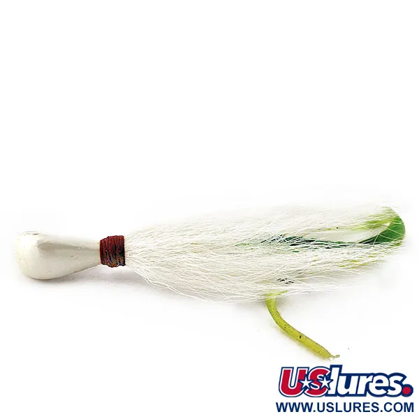 Arkie Lures Ocean Logic Bucktail Striper Jig, 1oz Perla, Jig #20139