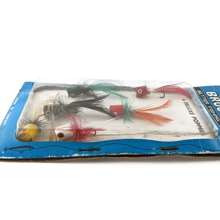 Brookside Delux Poppers No. 3002, 2,5 cm, Multicolor, Señuelos Pesca a Mosca #20156