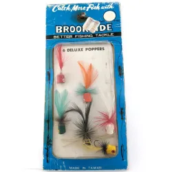 Brookside Delux Poppers No. 3002 Vintage para Pesca a Mosca (Años 80)