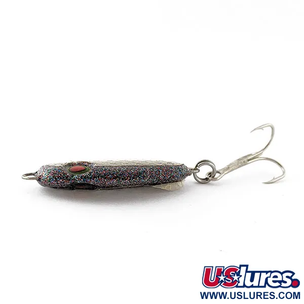 Bomber Slab, 35g Blanco y Purpurina, Cuchara de Jigging #20170