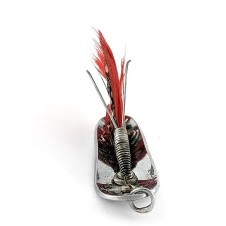Pflueger Chum 2, 7g níquel/rojo, Cucharilla Anti-enganche #20257