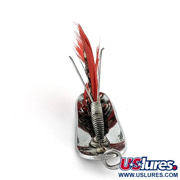 Pflueger Chum 2, 7g níquel/rojo, Cucharilla Anti-enganche #20257