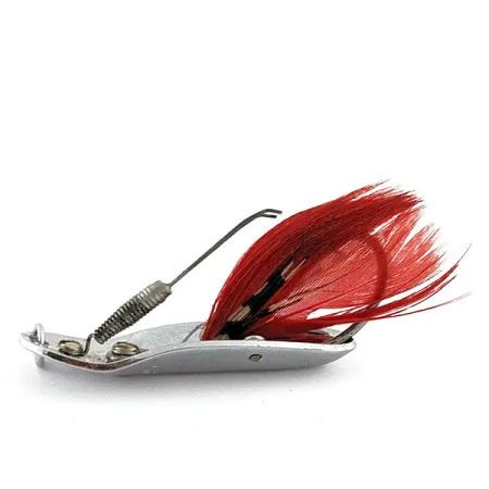 Pflueger Chum 2, 7g níquel/rojo, Cucharilla Anti-enganche #20257