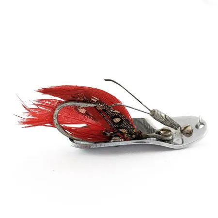 Pflueger Chum 2, 7g níquel/rojo, Cucharilla Anti-enganche #20257