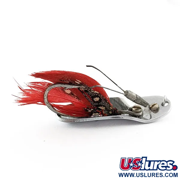 Pflueger Chum 2, 7g níquel/rojo, Cucharilla Anti-enganche #20257