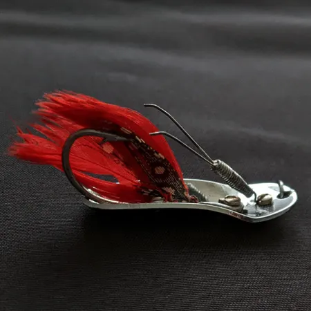 Pflueger Chum 2, 7g níquel/rojo, Cucharilla Anti-enganche #20257