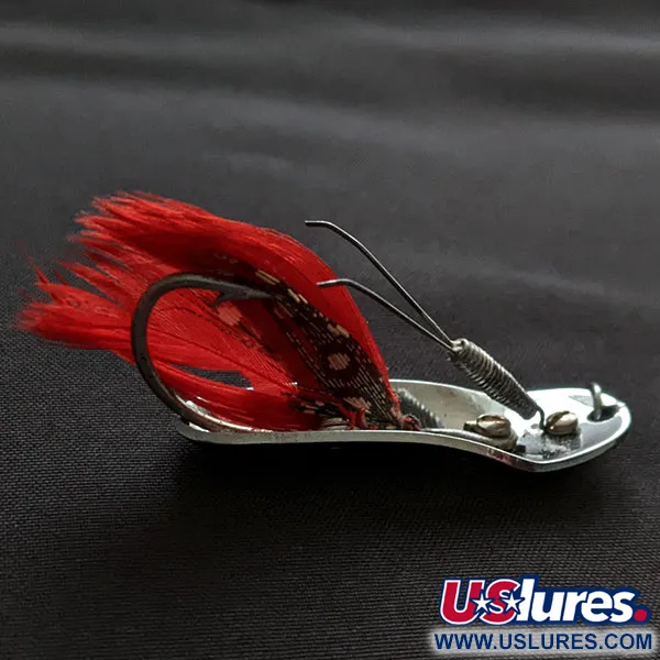 Pflueger Chum 2, 7g níquel/rojo, Cucharilla Anti-enganche #20257