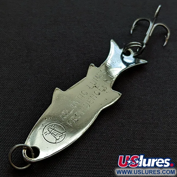 Atlantic Lures Golden Wobble-Fish, 7 g níquel, cucharilla de pesca #20479