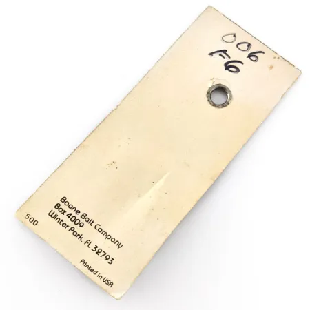 Boone Fly popper, negro/amarillo, 3 cm, popper de pesca #20540