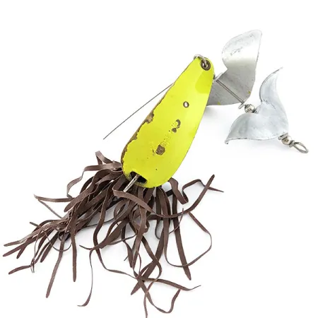 Strike King Timber King, 14g Chartreuse, Cuchara Antihierba con Hélice #20553