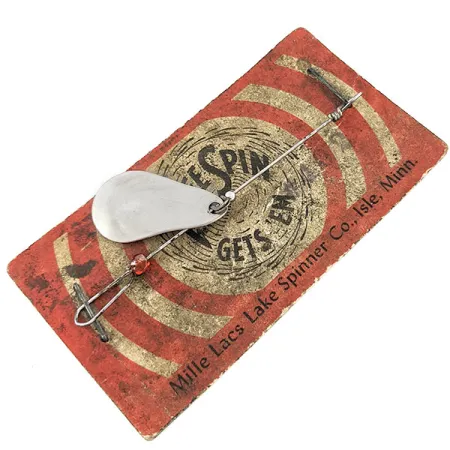 Mille Lacs Lake Spinner, 1/32oz níquel, cucharilla #20622