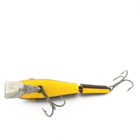 L&S Mirrolure Baby Cat Sinker, 14g, Negro/Amarillo, Señuelo Articulado Hundido #20627