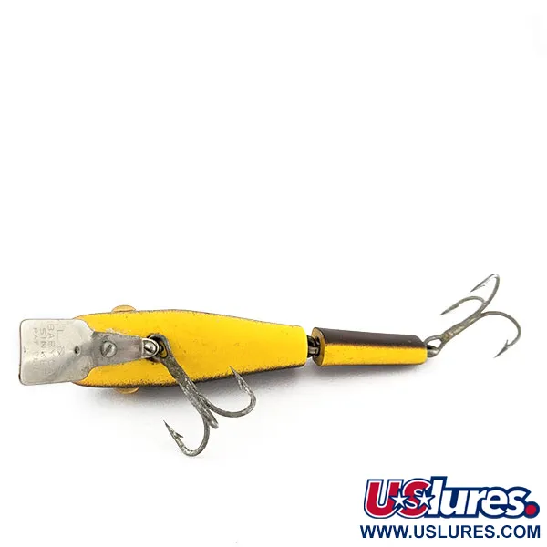 L&S Mirrolure Baby Cat Sinker, 14g, Negro/Amarillo, Señuelo Articulado Hundido #20627