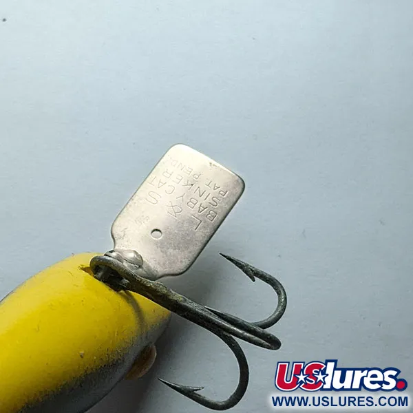 L&S Mirrolure Baby Cat Sinker, 14g, Negro/Amarillo, Señuelo Articulado Hundido #20627