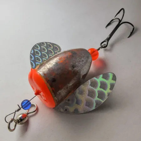 Yakima Bait Spin-N-Glo, Placa de Níquel (NP-MY), 8g (1/4oz), Señuelo de deriva #20756