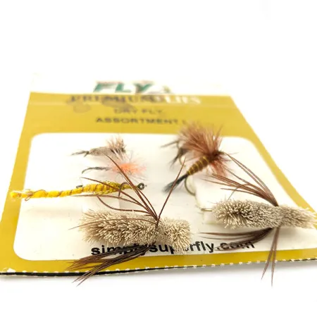 Superfly Premium Flies, Assortment I Moscas Secas, Pesca con Mosca #20818