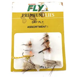 Moscas premium Superfly, mosca seca para pesca con mosca