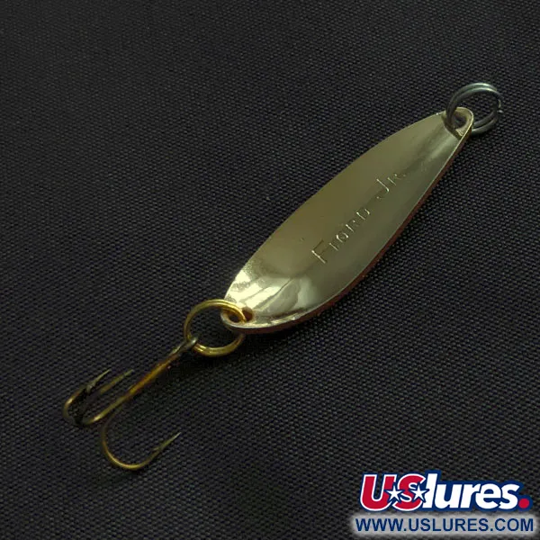 Acme Fiord Spoon Jr, 1/8oz Rojo/Blanco/Oro, Cucharilla #20910