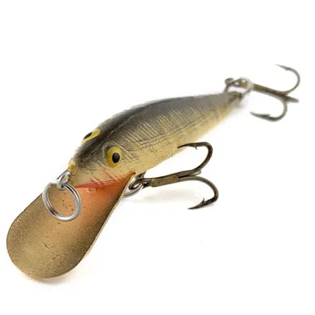 Bill Norman Shiner Minnow, 3g, Gris/Hueso, Señuelo de Pesca #20926