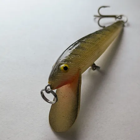 Bill Norman Shiner Minnow, 3g, Gris/Hueso, Señuelo de Pesca #20926