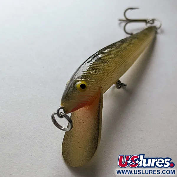 Bill Norman Shiner Minnow, 3g, Gris/Hueso, Señuelo de Pesca #20926