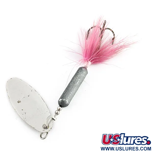 Yakima Bait Worden’s Original Rooster Tail 4, Plata/Rosa, 1/4 oz, Cucharilla Giratoria #20983