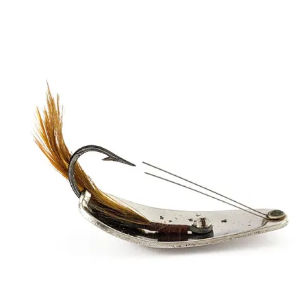 Weezel Rex Spoon, 12,5g, Níquel, Cucharilla Antihierba #21086