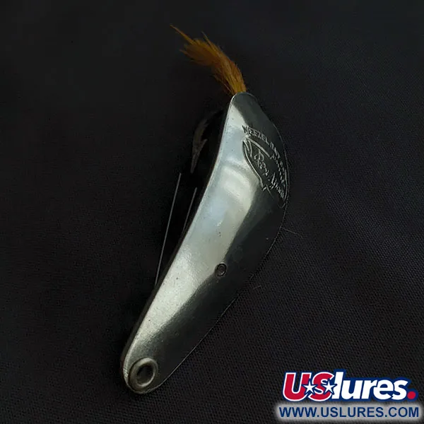 Weezel Rex Spoon, 12,5g, Níquel, Cucharilla Antihierba #21086