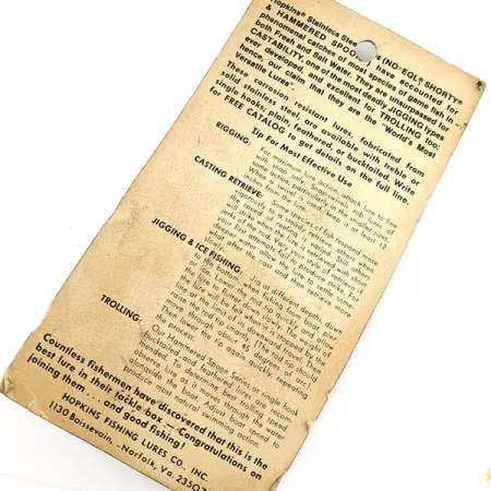 Hopkins No=Eql 4, Níquel 65g, Cucharilla de Pesca #21155