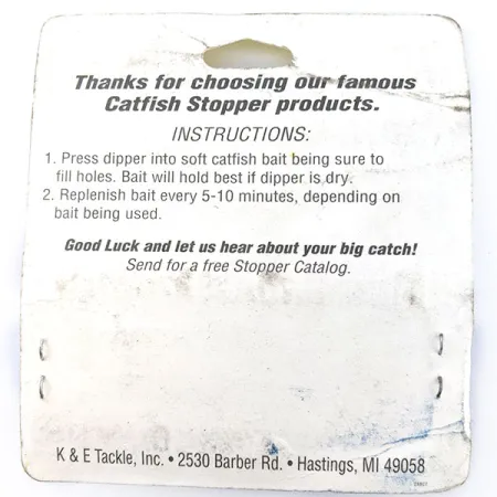 Catfish Team Stopper Bait Dipper, Amarillo 6.5cm, Señuelos para bagre #21202