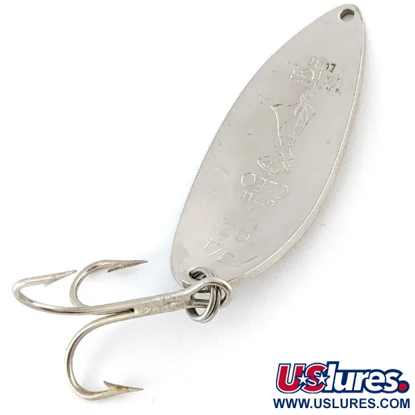 Seneca Little Cleo (Hula Girl), 21g níquel/verde, cucharilla de lance #21236