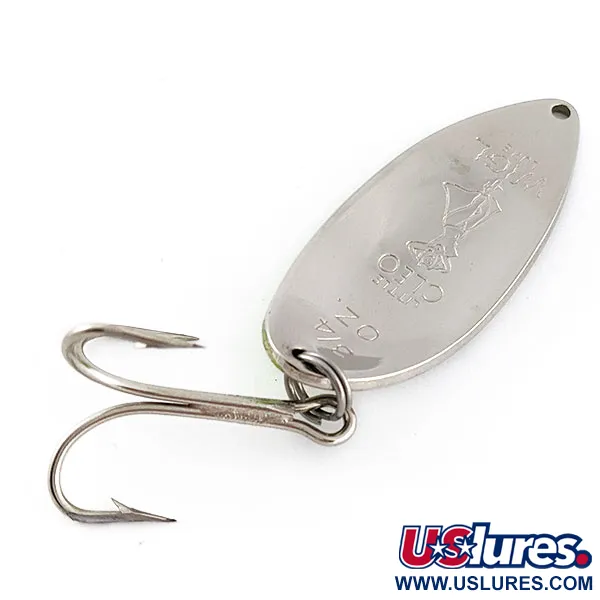 Seneca Little Cleo (Hula Girl) UV, 21g Níquel/Verde UV, Cucharilla #21254