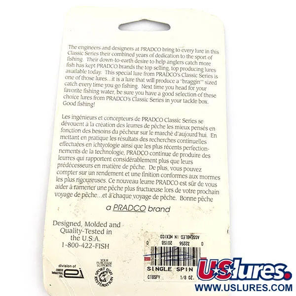 Bomber The Classics Bushwacker, 1/8 oz (4 g) Níquel/Amarillo, Spinnerbait #21283