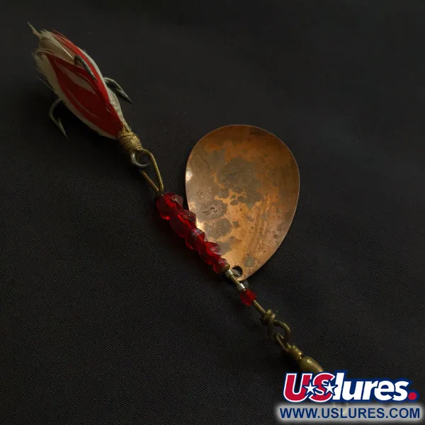 Pflueger Bear Valley, 14g, latón/cobre/rojo, cucharilla #21307